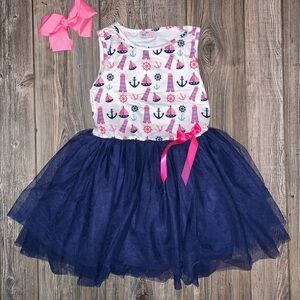 Pete + Lucy Soft Sailboat Sleeveless Dress